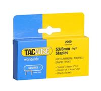 Tacwise 0334 - Caja de grapas 53 x 6 mm de largo, 2000 unidades