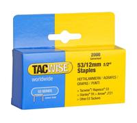 Tacwise 0337 - Caja 2000 grapas galvanizadas 53/12mm
