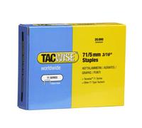 Tacwise 0366 Grapas Galvanizadas para Tapicería Tipo 71/5 mm, Paquete de 20.000