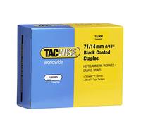 Tacwise 0374 Grapas Negras Galvanizadas para Tapicería de Tipo 71/14 mm, Paquete de 10.000