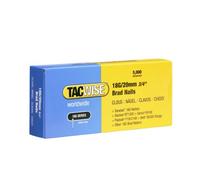 Tacwise 0395 Clavos Brad Galvanizados de Tipo 18G / 20 mm, Paquete de 5.000