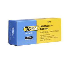 Tacwise 0398 Clavos Brad 18G/32mm, Caja de 5000 unidades