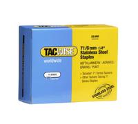 Tacwise 1014 - Grapas de acero inoxidable de tipo 71/6 mm