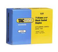 TACWISE 1065 Grapas Galvanizadas 71/8 mm en color Negro, 71/8 mm, Set de 20000 Piezas