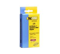 Tacwise 1071 - Grapas de acero inoxidable de corona estrecha y puntas divergentes de tipo 91/25 mm