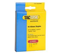 Tacwise 1174 Grapas de Corona Estrecha Tipo 91/45 mm, Paquete de 1000 | Galvanizadas