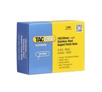Tacwise 1223 Clavos de Acabado 16G / 38 mm, Acero inoxidable, Caja de 2500 | Inclinados 20°