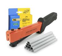 Tacwise 1262 Grapadora de Martillo Profesional A54 con 2000 Grapas 140/12mm, Utiliza Grapas Tipo 140 de 6mm a 12mm