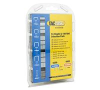 Tacwise 1628 Selección de Grapas Tipo 53 en Varios Tamaños y Clavos Tipo 180 (18G)/10 mm, Galvanizado,Paquete de 6200 Grapas y 4000 Clavos