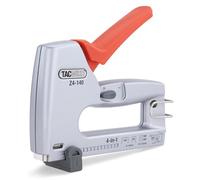 Tacwise 1747 Z4-140 Pistola Grapadora/Clavadora Metálica 4 en 1 Profesional, Utiliza Grapas Tipo 140 y 91, Clavos Tipo 18G y Clavos sin Cabeza 180