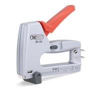 Tacwise 1748 Pistola Grapadora Clavadora Metálica 5 en 1 Z5-53 | Profesional, Utiliza Grapas Tipo 13 53 y 71, Clavos Tipo 18G y Clavos sin Cabeza 180