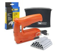 Tacwise 1785 Grapadora/Clavadora Hobby 53-13EL a Batería de 4V, con 8000 Grapas y Custodia, Utiliza Grapas Tipo 53 y 13 y 180 Clavos