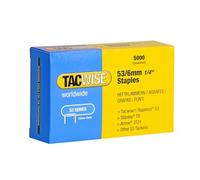 TACWISE 331 Grapas Galvanizadas de Tipo 53/6 mm - Caja de 5000, 6mm, Set Piezas