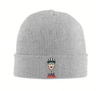 Tadej Pogacar Cicling Pogi Team Gorros de Gorro de Hip Hop Gorra de Tejer de Exterior Femenina Masculina Gorro de otoño Sombrero de Color cálido y Suave