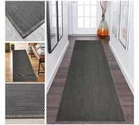 Tadi & Imperio1979 Alfombra Larga Vinilo Trenzado para Cocina pasillos Dormitorio a Medida Presencia Natural de Alta Resistencia con revés de PVC Antideslizante