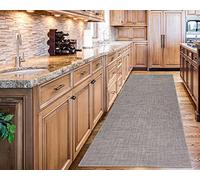 Tadi & Imperio1979 Alfombra Larga Vinilo Trenzado para Pasillo Cocina Dormitorio a Medida Presencia Natural de Alta Resistencia con Trasera de PVC Antideslizante (Twist 7833)