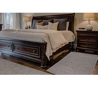 Tadi & Imperio1979 Alfombra Larga Vinilo Trenzado para Pasillo Cocina Dormitorio a Medida Presencia Natural de Alta Resistencia con Trasera de PVC Antideslizante (Twist 7833)