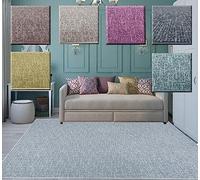 Tadi & Imperio1979 Alfombra Lisa para salón, rústica Efecto Yute Natural sin Pelo también para habitación Dormitorio o Cocina.