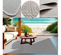 Tadi & Imperio1979 Alfombra Rubí para Exterior e Interior Pequeña -Terraza, jardín, entradas, pasillos, balcón, Comedor, Cocina- Disponible en Oro y Beige - 40x60 cm.