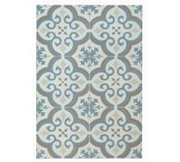 Tadi & Imperio1979 Alfombra Vinílica Hidráulica, Distintos Tamaños, Elegante, Diseño y Resistencia para Tu Espacio,Cocina, salón Comedor, Suelo PVC (60 x 300 CM, Estrella Azul)