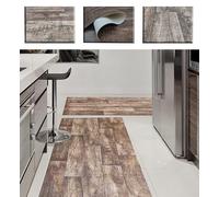 Tadi & Imperio1979 Alfombra Vinilo de Madera Antideslizlante para Suelo Similar parquet Natural.