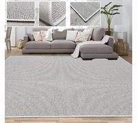 Tadi & Imperio1979, Hercules BEIG 1413 Alfombra Lisa para salón, rústica Efecto Yute Natural sin Pelo también para habitación Dormitorio o Cocina, Color beig.