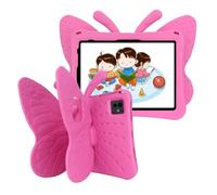 Tading Funda para iPad Pro de 11 pulgadas 2024, bonita mariposa a prueba de niños, funda protectora de espuma EVA para iPad Air de 11 pulgadas M3 (2025)/M2 (2024), magenta