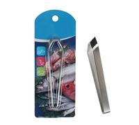 Tadipri 1 Pieza Pinzas para Cocina Pinzas de Espina de Pescado para Decorar Alimentos Cocinar y Hornear Pinza Pescado Acero Inoxidable