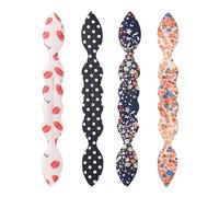 Tadipri Chignon per Ciambella Hair 4 Pezzi Bun Maker Accessori per Capelli Riutilizzabile Spugna Schiuma Hair Styling Tools Francese Twist Bigodino Strumento Clip Panino Abile per Ragazzeper Donna