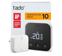 tado° Termostato inteligente X, Starter Kit, termostato con cable y Bridge X, aplicación y altavoz inteligente (Alexa, Siri, Google Assistant), instalación sencilla