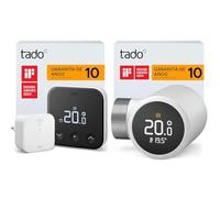 tado° Termostato Inteligente X, Starter Kit, termostato con Cable y Bridge X + tado° Termostato de radiador Inteligente X