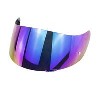 Tadpolez 1 Piezas Visera para Casco de Moto, Visera de Lente de Casco,Lente de Visera de Repuesto,Moto Casco Protección contra Viento Visera,para AGV K1 K3 SV K5 K5-S Visera (Azul)