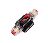 TADZKKIWM Disyuntor de Audio for automóvil de 12 V y 24 V, 20 A, 30 A, 40 A, 50 A, 60 A, 80 A, 100 A, 125 A y 150 A, portafusibles de autorrecuperación, Adaptador de Fusible Modificado.(20A)