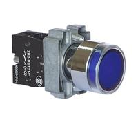 TADZKKIWM Interruptores pulsadores de Cabeza Plana iluminados XB2BW con reinicio automático y Normalmente Abiertos con LED Azul/Verde/Rojo/Blanco/Amarillo ZB2BW35C(ZB2BW36C)