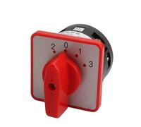 TADZKKIWM LW6-1/C303 Montaje en Panel 5A 1 Polo 4 Posiciones Control Circuito del Motor Interruptor de Leva Giratorio de Cambio Universal