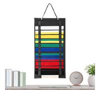 Tae Kwon Do Belt Display - Soporte organizador de pared de fieltro | Estante de pared de fieltro | Estante de almacenamiento para ahorrar espacio, suministros para estudiantes de arte marcial para