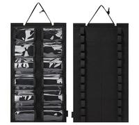 Tae Kwon Do Display, Belt Holder Rack, Felt Wall Organizer with Storage Slots for Martial Arts Learners Wrestling Belts Living Room Wardrobe Cabinet Doors Den Decor, 24.61x13.58 Inches