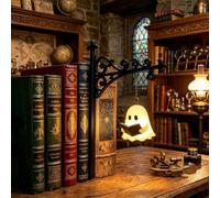Taechalingo Lámpara de biblioteca decorativa, iluminación decorativa para estantería, lámpara de esquina, lámpara de esquina de libro de fantasía, lámpara de noche LED para esquina de lectura
