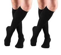 Taeku Calcetines de Compresión, Mujeres Hombres Medias de Compresion Varices para Running Correr Senderismo Volar Viajar (2 Pares XXL)
