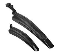 Taeku Guardabarros de Bicicleta, Universal Widen Guardabarro para Bicicletas Delantero y Trasero Defensa Bici contra Salpicaduras para Bicicleta de Carretera MTB (Negro)