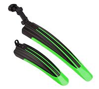 Taeku Guardabarros de Bicicleta, Universal Widen Guardabarro para Bicicletas Delantero y Trasero Defensa Bici contra Salpicaduras para Bicicleta de Carretera MTB (Verde)