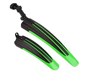 Taeku Guardabarros de Bicicleta, Universal Widen Guardabarro para Bicicletas Delantero y Trasero Defensa Bici contra Salpicaduras para Bicicleta de Carretera MTB (Verde)
