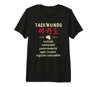 Taekwondo 5 principios, Artes Marciales WT/ITF Camiseta Premium