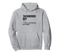 Taekwondo Boy Como Un Niño Normal Pero Artes Marciales Más Frescas Sudadera con Capucha
