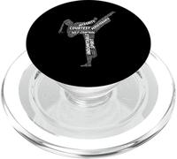 Taekwondo Chica 5 Principios De TKD PopSockets PopGrip para MagSafe