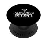 Taekwondo Entrenador de Artes Marciales Tae Kwon Do Entrenamiento Luchador PopSockets PopGrip Adhesivo