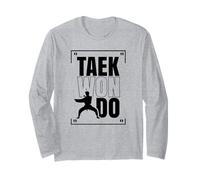 Taekwondo Entrenamiento Artes Marciales Luchador Tae Kwon Do Manga Larga