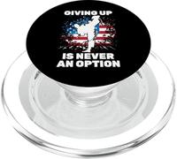 Taekwondo Giving Up Is Never An Option - Karate - Sports PopSockets PopGrip para MagSafe