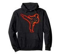 Taekwondo, Karate, Artes Marciales, Niños Niños Hombres, Karate Kick Sudadera con Capucha