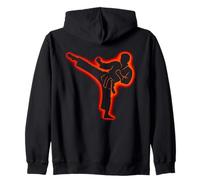 Taekwondo, Karate, Artes Marciales, Niños Niños Hombres, Karate Kick Sudadera con Capucha